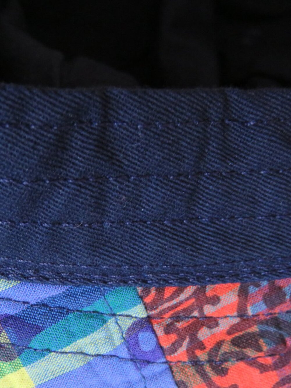 Polo Ralph Lauren Patchwork Bucket Hat S/M 58cm 100% Cotton Multicolor NWT - Picture 8 of 10